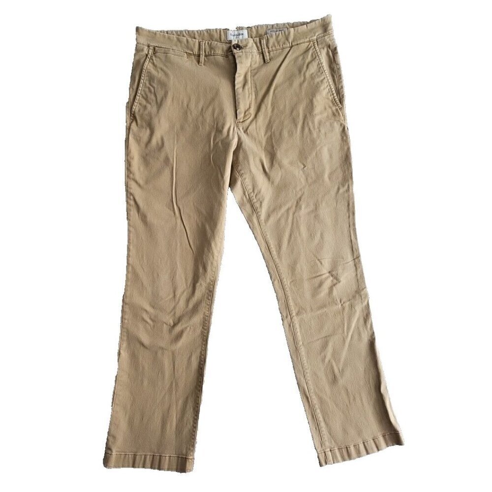 Goodfellow Chino Men's Size 38x32 Hennepin Straight Leg Stretch Khaki Chinos Tan